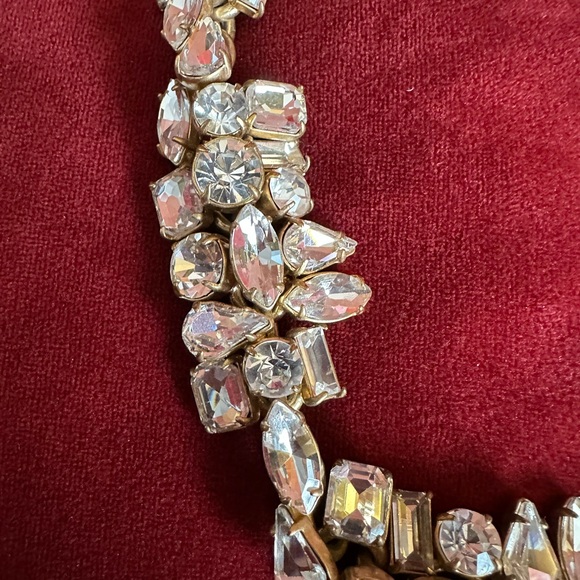 J. Crew Gold and Crystal Statement Necklace - Picture 6 of 8
